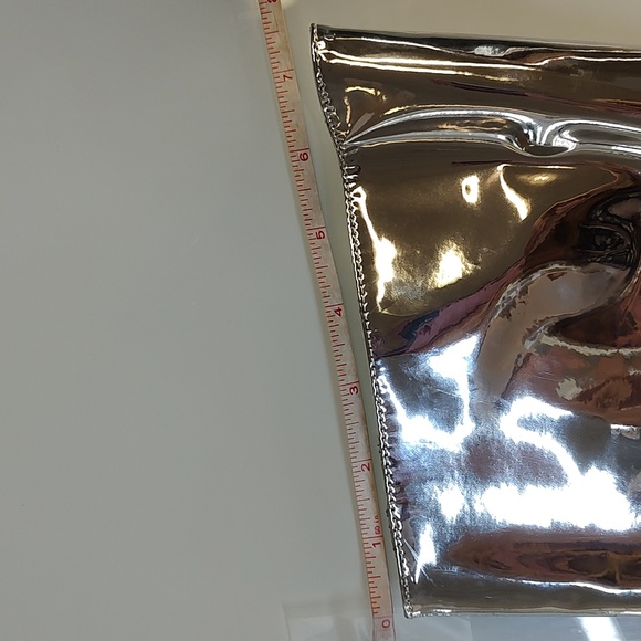 Arqa Silver Knee High Sexy Pointed Toe Boots Size 8 - Picture 10 of 15